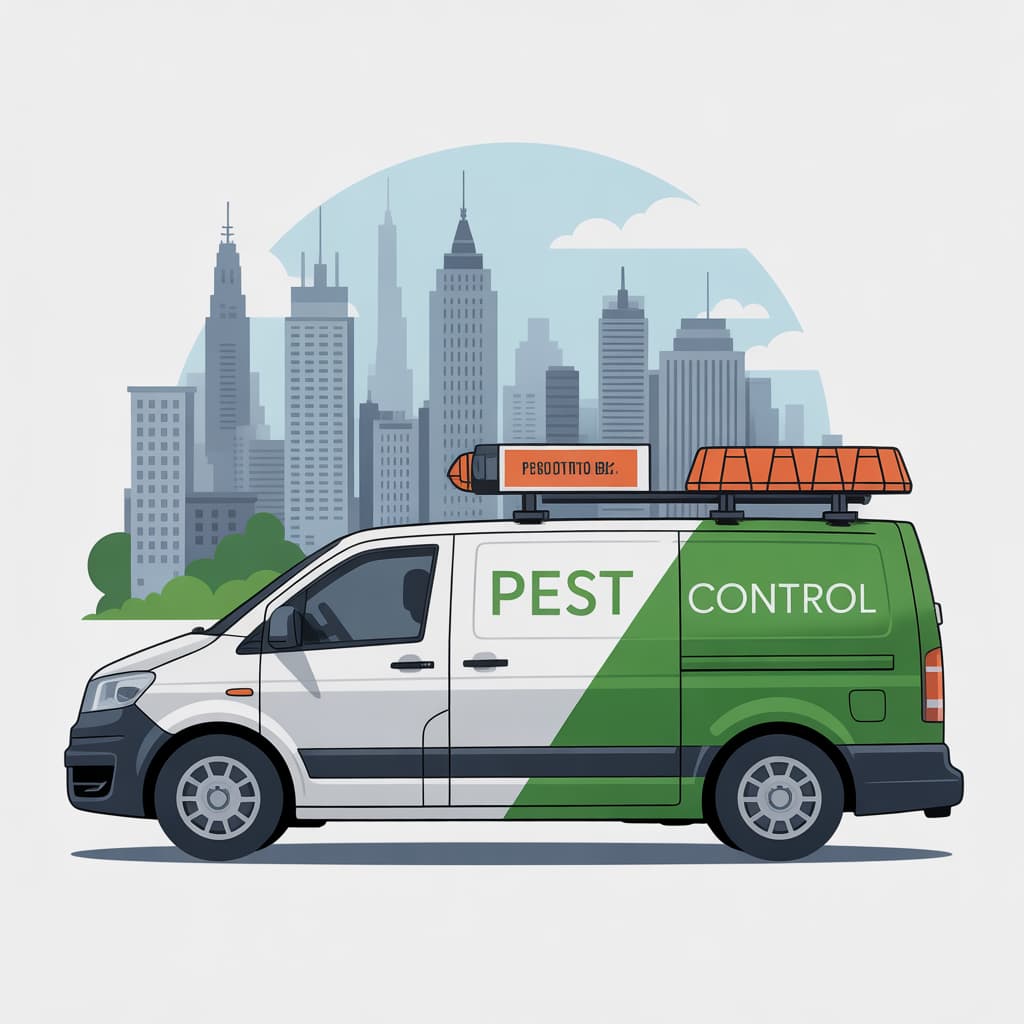 Forest Hills professional pest control van providing same-day service in Queens NY